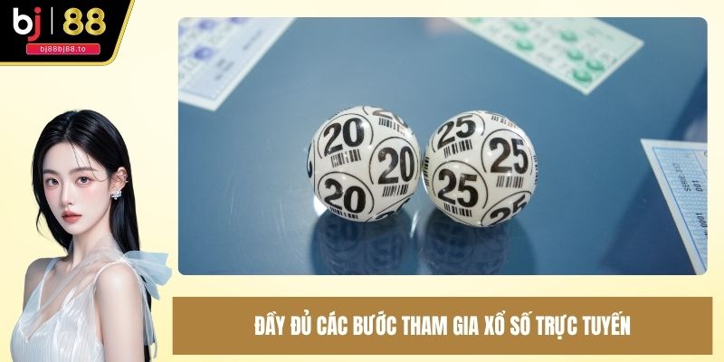 Đầy đủ các bước tham gia xổ số trực tuyến